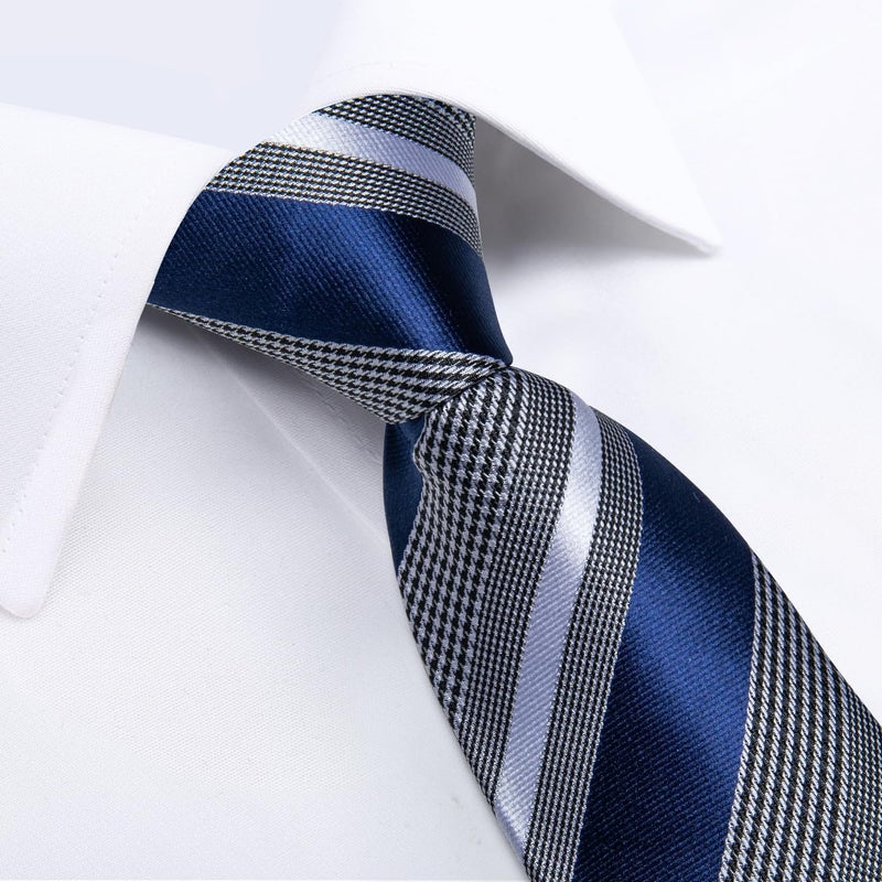 DiBanGu Boys Pre-tied Neckties and Pocket Square Set Adjustable Strap Tie for Kids Wedding Party Graduation School Uniforms - Image 5